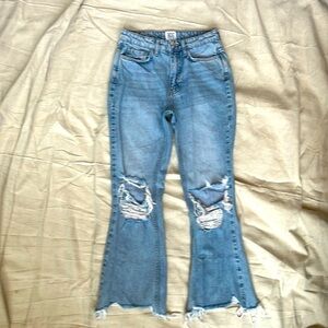 Urban outfitters super cute blue flare jeans